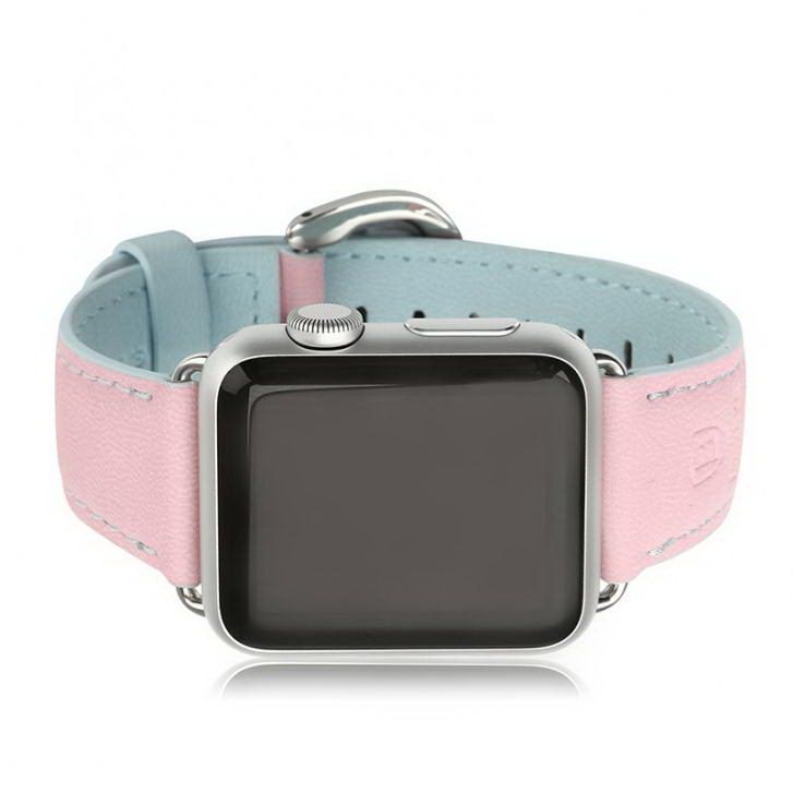 Купить Ремешок Baseus Colorful розовый + синий для Apple Watch 42/44 мм по лучшей цене в Украине 🔔 ,  наш интернет - магазин гарантирует качество и быструю доставку вашего заказа 🚀