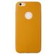 Ультратонкий кожаный чехол Baseus Thin Case 1mm Yellow для iPhone 6 Plus | 6s Plus