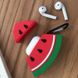 Силиконовый футляр Smile Fruits series для наушников AirPods 1/2 + карабин