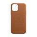 Кожаный чехол oneLounge Genuine Leather Case MagSafe Saddle Brown для iPhone 12 mini ОЕМ