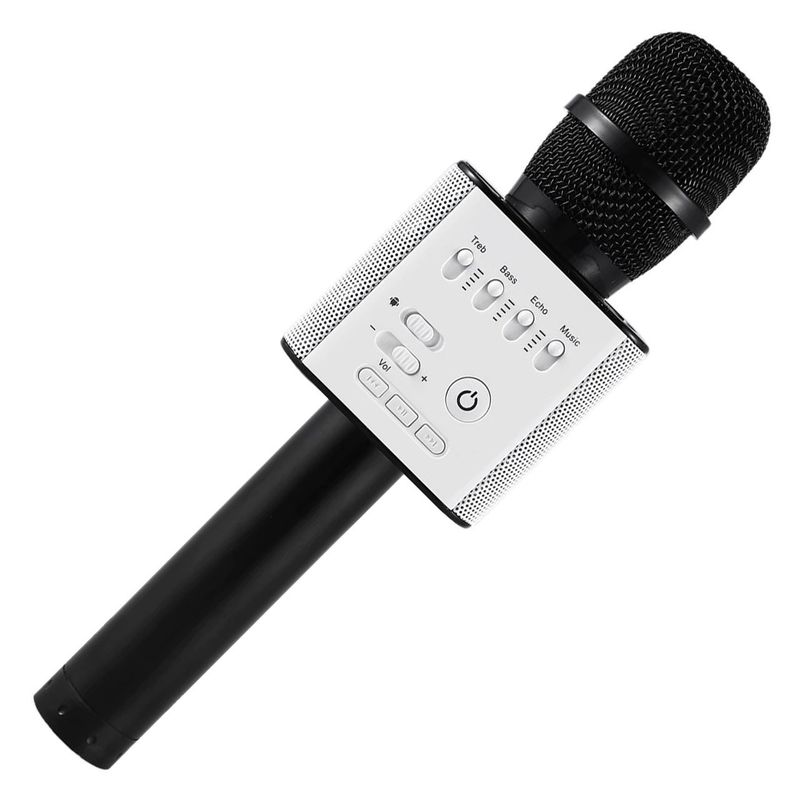 Купити Портативний караоке мікрофон UTM Q9 в коробке Black за найкращою ціною в Україні 🔔, наш інтернет - магазин гарантує якість і швидку доставку вашого замовлення 🚀