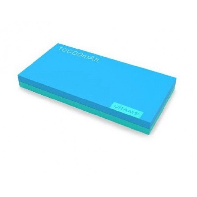 Купити Powerbank Usams US-CD01 10000mah синій за найкращою ціною в Україні 🔔, наш інтернет - магазин гарантує якість і швидку доставку вашого замовлення 🚀