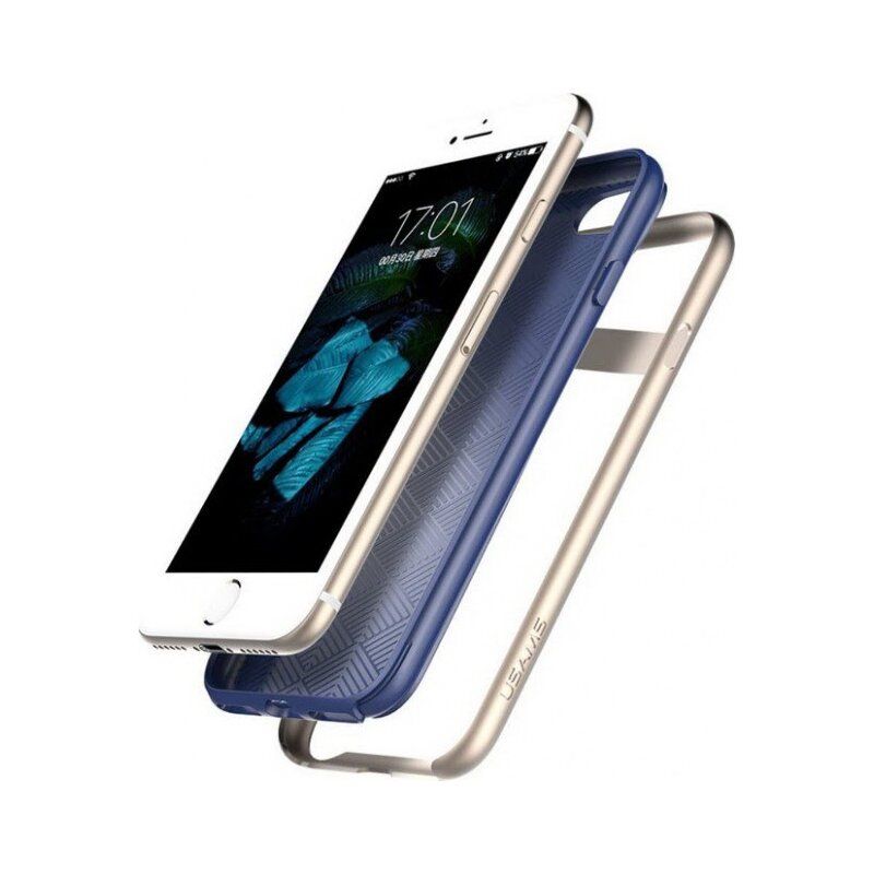 Купить Чехол-накладка Usams Knight для iPhone 7 Blue по лучшей цене в Украине 🔔 ,  наш интернет - магазин гарантирует качество и быструю доставку вашего заказа 🚀