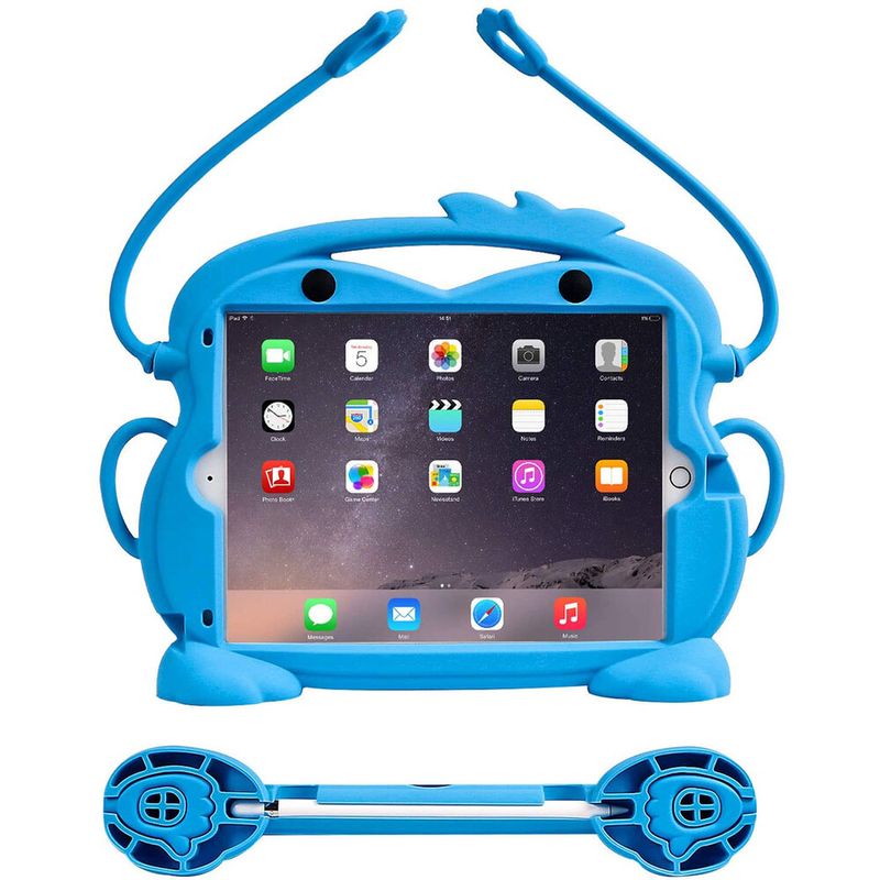 Купить Детский противоударный чехол oneLounge Monkey Blue для Apple iPad Pro 11" (2018 | 2020) | iPad Air 4 10.9" (2020) по лучшей цене в Украине 🔔 ,  наш интернет - магазин гарантирует качество и быструю доставку вашего заказа 🚀