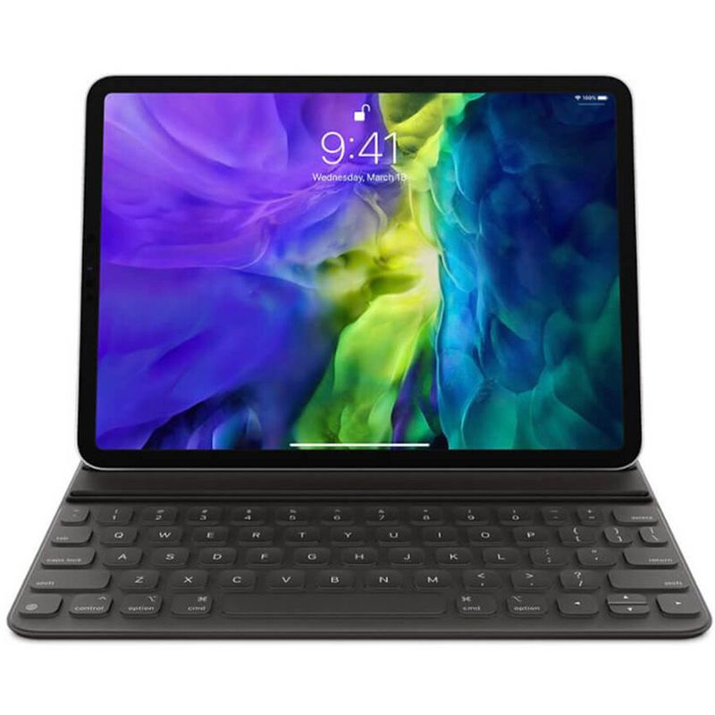 Купить Чехол-клавиатура для iPad Pro 12.9" (2020 | 2018) Apple Smart Keyboard Folio (MXNL2) по лучшей цене в Украине 🔔 ,  наш интернет - магазин гарантирует качество и быструю доставку вашего заказа 🚀
