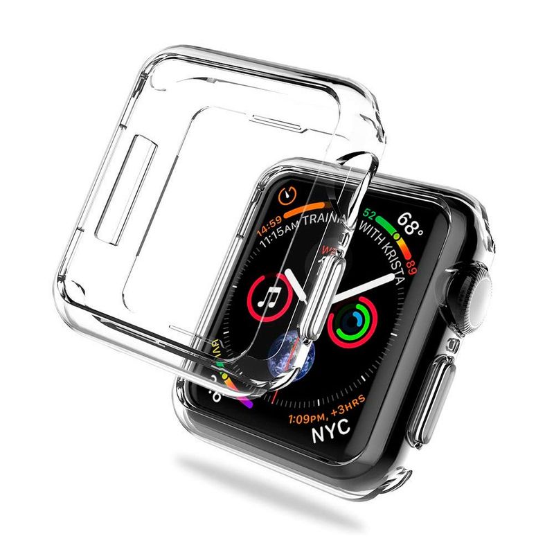 Купить Тонкий прозрачный TPU чехол oneLounge SilicolDots для Apple Watch SE | 6 | 5 | 4 44mm по лучшей цене в Украине 🔔 ,  наш интернет - магазин гарантирует качество и быструю доставку вашего заказа 🚀