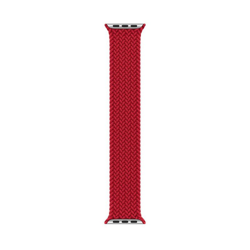 Купить Плетеный монобраслет oneLounge Braided Solo Loop Red для Apple Watch 40mm | 38mm Size M OEM по лучшей цене в Украине 🔔 ,  наш интернет - магазин гарантирует качество и быструю доставку вашего заказа 🚀