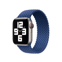Купить Плетеный монобраслет Apple Braided Solo Loop Atlantic Blue для Apple Watch 40mm | 38mm (MY6V2) Размер 1 по лучшей цене в Украине 🔔 ,  наш интернет - магазин гарантирует качество и быструю доставку вашего заказа 🚀