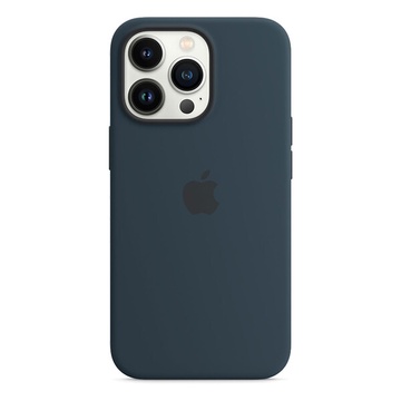 Силиконовый чехол Apple Silicone Case MagSafe Abyss Blue (MM2J3) для iPhone 13 Pro