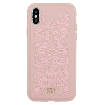 Купить Кожаный чехол Luna Aristo Bess розовый для iPhone X/XS по лучшей цене в Украине 🔔 ,  наш интернет - магазин гарантирует качество и быструю доставку вашего заказа 🚀