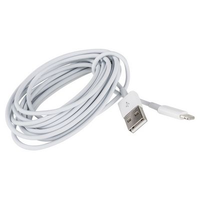 Купити Кабель oneLounge Lightning USB 3m White для iPhone | iPod | iPad за найкращою ціною в Україні 🔔, наш інтернет - магазин гарантує якість і швидку доставку вашого замовлення 🚀