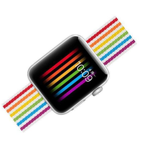 Купити Ремінець COTEetCI W30 Rainbow різнобарвний для Apple Watch 42/44mm за найкращою ціною в Україні 🔔, наш інтернет - магазин гарантує якість і швидку доставку вашого замовлення 🚀