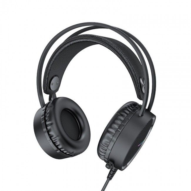 Купить Наушники игровые Hoco W100 Touring gaming headset с микрофоном Black по лучшей цене в Украине 🔔 ,  наш интернет - магазин гарантирует качество и быструю доставку вашего заказа 🚀