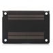 Черный пластиковый чехол iLoungeMax Soft Touch для MacBook 12"