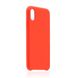 Силиконовый чехол Coteetci красный для iPhone X/XS
