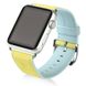 Ремешок Baseus Colorful желтый + синий для Apple Watch 42/44 мм