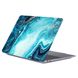 Мармуровий чохол oneLounge Marble Blue | White для MacBook Air 13" (M1| 2020 | 2019 | 2018)