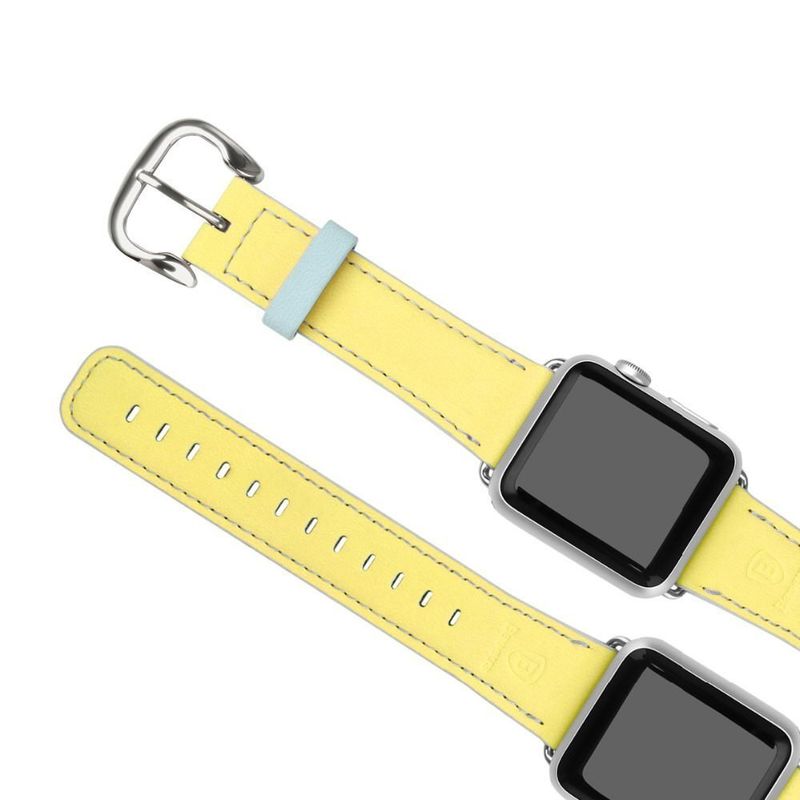 Купить Ремешок Baseus Colorful желтый + синий для Apple Watch 42/44 мм по лучшей цене в Украине 🔔 ,  наш интернет - магазин гарантирует качество и быструю доставку вашего заказа 🚀