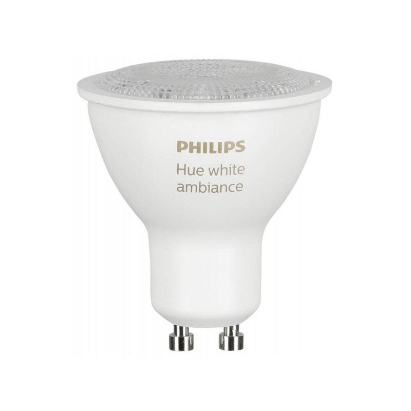 Купить Умные светодиодные лампочки Philips Hue GU10 White Ambiance Apple HomeKit (2 шт) по лучшей цене в Украине 🔔 ,  наш интернет - магазин гарантирует качество и быструю доставку вашего заказа 🚀