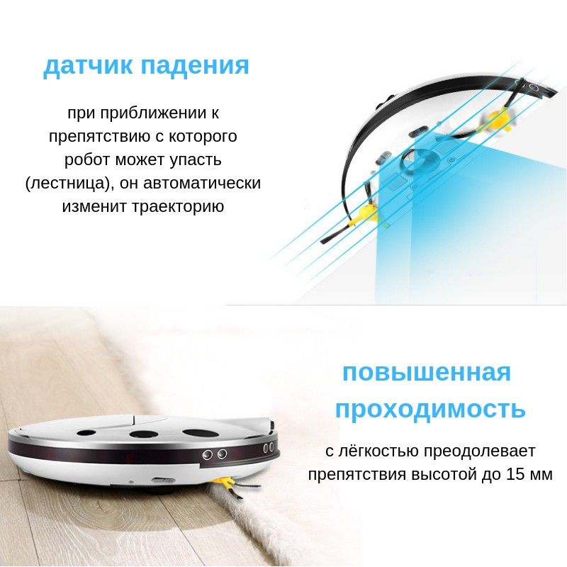 Купить Тихий ультратонкий моющий робот-пылесос INSPIRE с функцией ультразвуковой самоочистки FQ3C White (90719390) по лучшей цене в Украине 🔔 ,  наш интернет - магазин гарантирует качество и быструю доставку вашего заказа 🚀