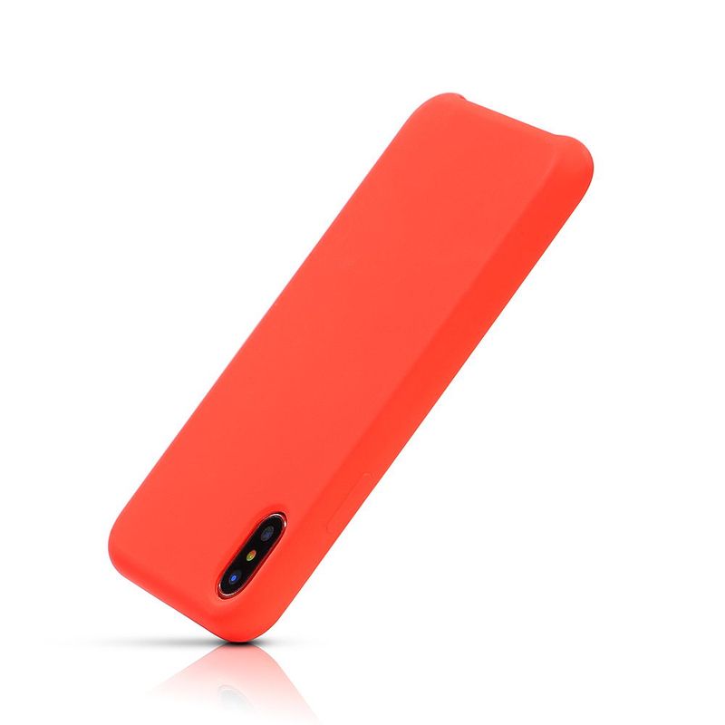 Купить Силиконовый чехол Coteetci красный для iPhone X/XS по лучшей цене в Украине 🔔 ,  наш интернет - магазин гарантирует качество и быструю доставку вашего заказа 🚀