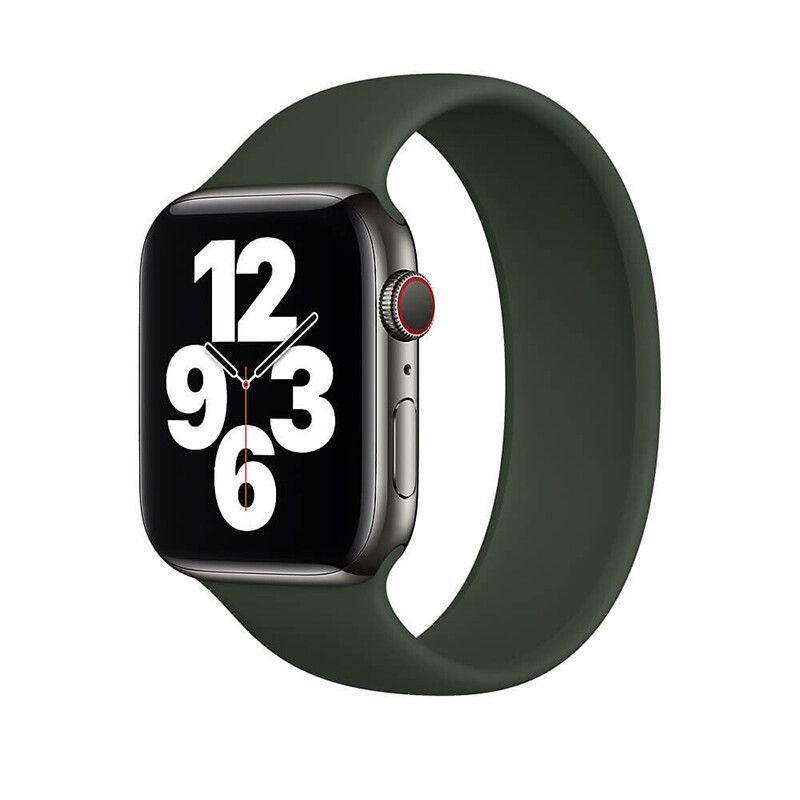 Купити Силіконовий монобраслет oneLounge Solo Loop Pine Green для Apple Watch 38mm | 40mm Size L OEM за найкращою ціною в Україні 🔔, наш інтернет - магазин гарантує якість і швидку доставку вашого замовлення 🚀