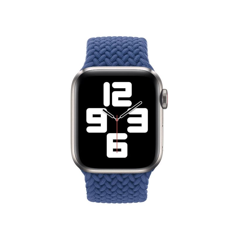 Купить Плетеный монобраслет Apple Braided Solo Loop Atlantic Blue для Apple Watch 40mm | 38mm (MY6V2) Размер 1 по лучшей цене в Украине 🔔 ,  наш интернет - магазин гарантирует качество и быструю доставку вашего заказа 🚀