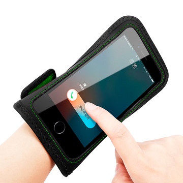 Купити Спортивний чохол на руку Baseus Flexible Wristband Green для телефонів до 5" за найкращою ціною в Україні 🔔, наш інтернет - магазин гарантує якість і швидку доставку вашого замовлення 🚀