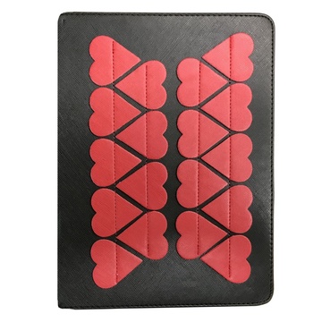 Купить Чехол Slim Case leather для iPad 9,7" (2017/2018) Love black red по лучшей цене в Украине 🔔 ,  наш интернет - магазин гарантирует качество и быструю доставку вашего заказа 🚀