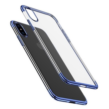 Купити Чохол Baseus Glitter синій для iPhone X/XS за найкращою ціною в Україні 🔔, наш інтернет - магазин гарантує якість і швидку доставку вашого замовлення 🚀