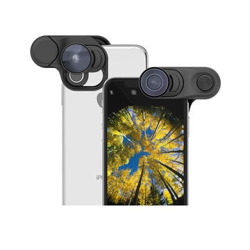 Купить Объектив Olloclip Fisheye + Super-Wide + Macro Essential Lenses для iPhone XS | X по лучшей цене в Украине 🔔 ,  наш интернет - магазин гарантирует качество и быструю доставку вашего заказа 🚀