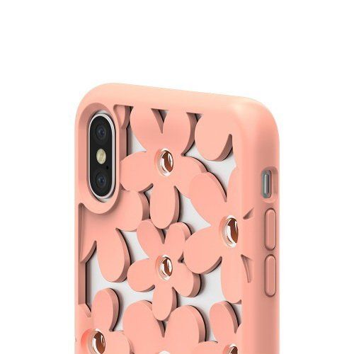 Купить 3D чехол Switcheasy Fleur розовый для iPhone XS Max по лучшей цене в Украине 🔔 ,  наш интернет - магазин гарантирует качество и быструю доставку вашего заказа 🚀