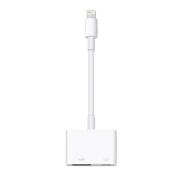 Купить Адаптер (переходник) Apple Lightning to HDMI Digital AV (MD826) для iPad | iPhone по лучшей цене в Украине 🔔 ,  наш интернет - магазин гарантирует качество и быструю доставку вашего заказа 🚀