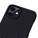 Карбоновый чехол-накладка Pitaka MagEZ Case Black | Grey для iPhone 12 mini