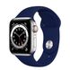 Ремінець oneLounge Sport Band 42mm | 44mm Dark Blue для Apple Watch SE| 6 | 5 | 4 | 3 | 2 | 1 OEM