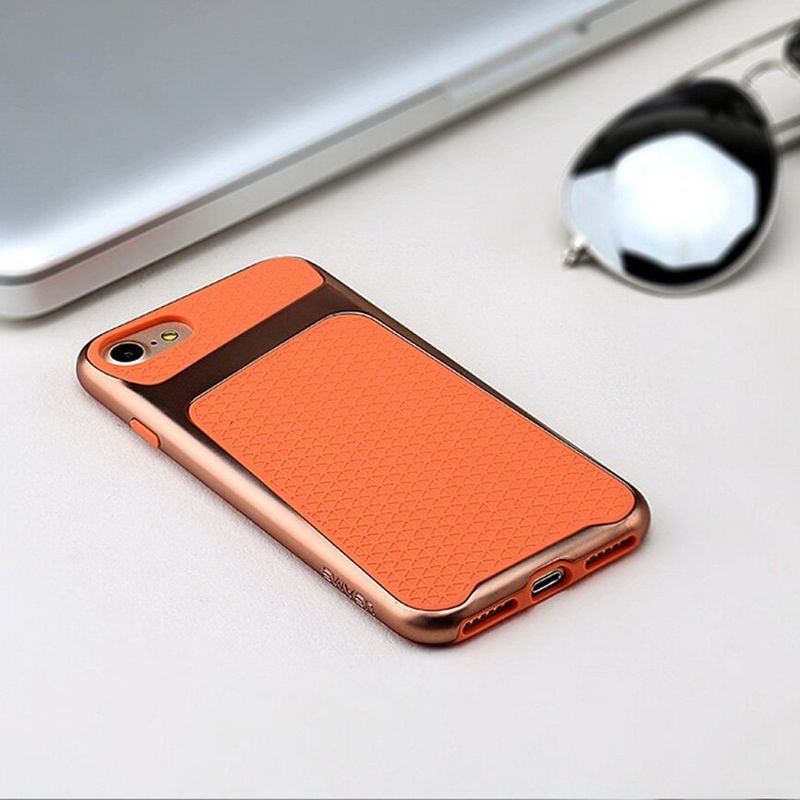 Купить Чехол-накладка Usams Knight для iPhone 7 Orange по лучшей цене в Украине 🔔 ,  наш интернет - магазин гарантирует качество и быструю доставку вашего заказа 🚀