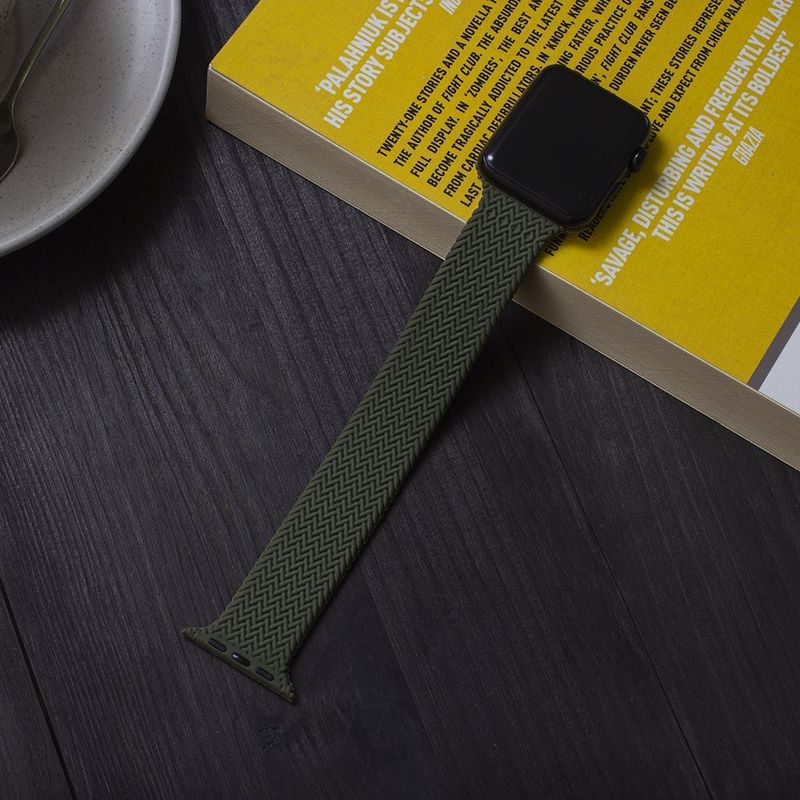 Купить Ремешок COTEetCI W59 зелёный для Apple Watch 38/40mm (135) по лучшей цене в Украине 🔔 ,  наш интернет - магазин гарантирует качество и быструю доставку вашего заказа 🚀