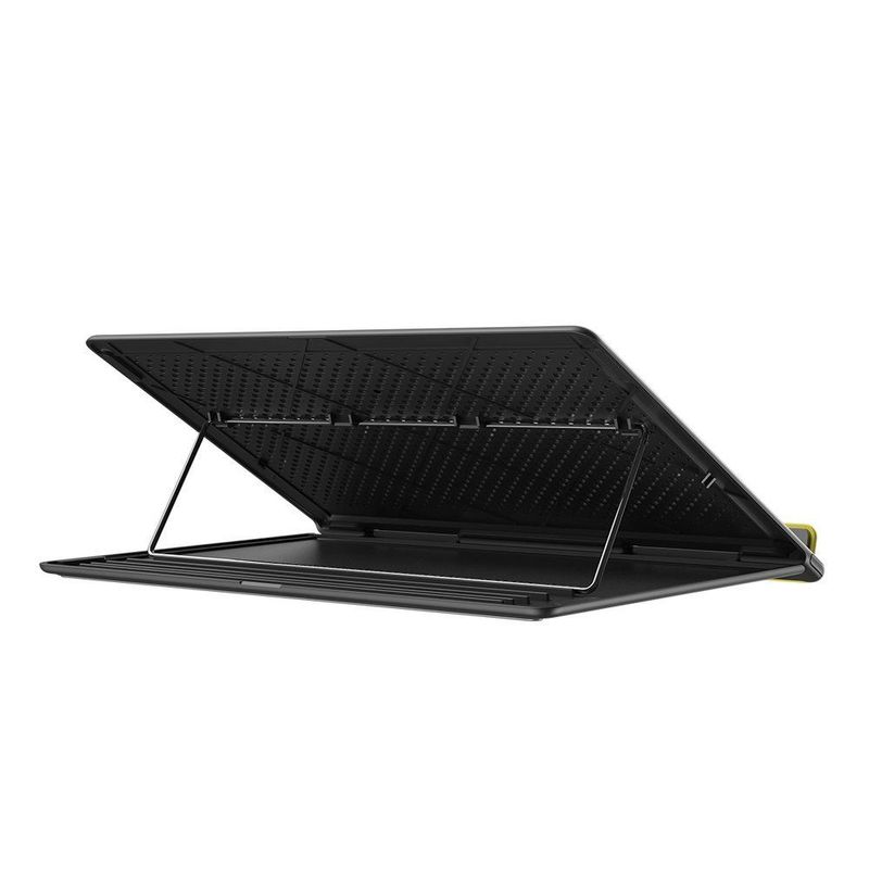 Купить Подставка для ноутбука Baseus Let&apos;s go Mesh Portable Laptop Stand Gray Yellow по лучшей цене в Украине 🔔 ,  наш интернет - магазин гарантирует качество и быструю доставку вашего заказа 🚀
