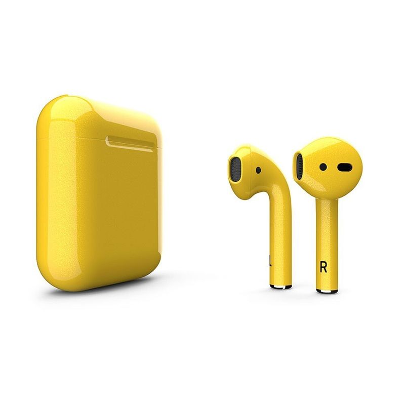 Купити Бездротові навушники Apple AirPods 2 Lemon Tonic (MV7N2) за найкращою ціною в Україні 🔔, наш інтернет - магазин гарантує якість і швидку доставку вашого замовлення 🚀