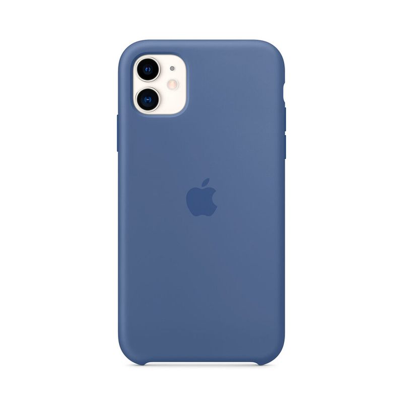 Купить Силиконовый чехол oneLounge Silicone Case Linen Blue для iPhone 11 OEM (MY1A2) по лучшей цене в Украине 🔔 ,  наш интернет - магазин гарантирует качество и быструю доставку вашего заказа 🚀