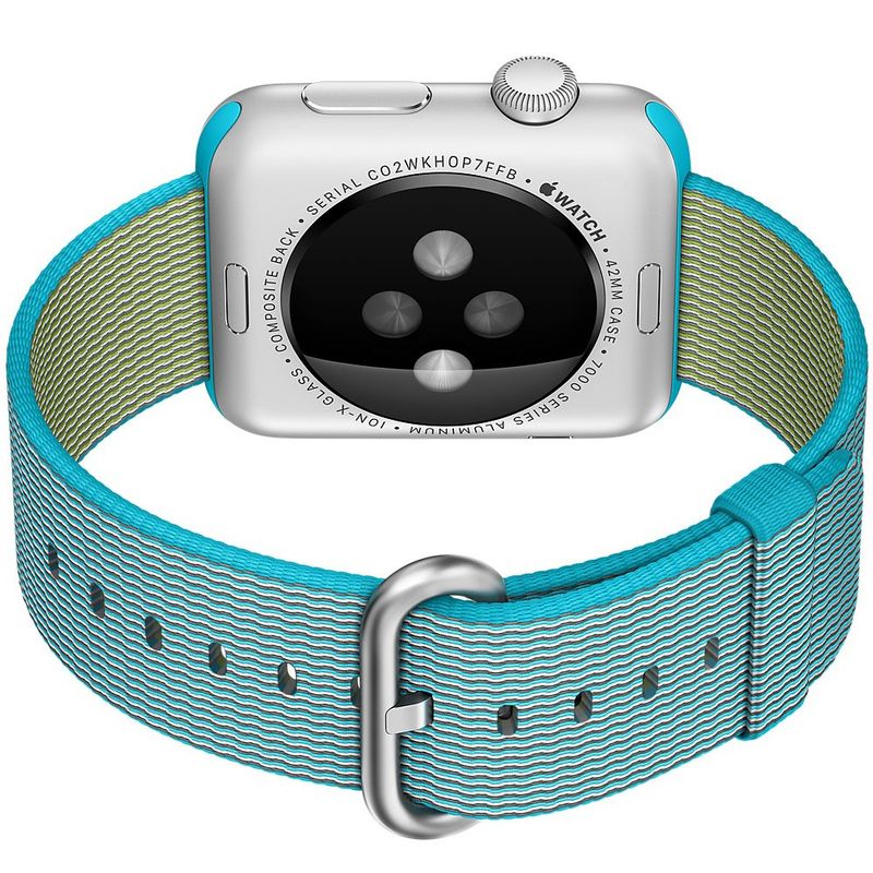 Купить Ремешок HOCO Woven Nylon Blue для Apple Watch 40mm | 38mm SE | 6 | 5 | 4 | 3 | 2 | 1 по лучшей цене в Украине 🔔 ,  наш интернет - магазин гарантирует качество и быструю доставку вашего заказа 🚀