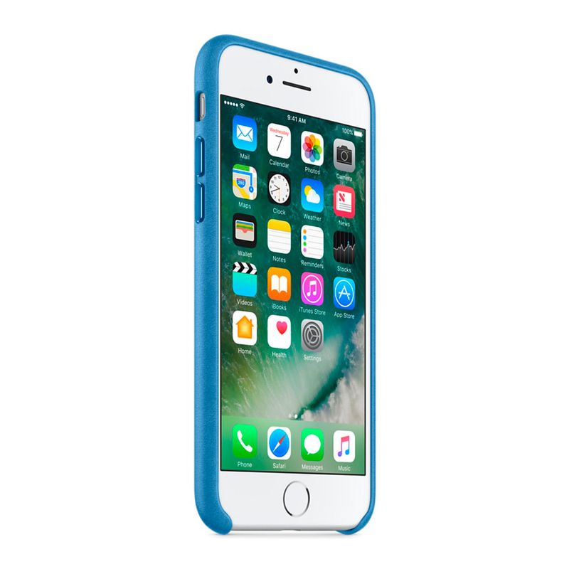 Купить Кожаный чехол Apple Leather Case Sea Blue (MMY42) для iPhone 7 | 8 | SE 2020 по лучшей цене в Украине 🔔 ,  наш интернет - магазин гарантирует качество и быструю доставку вашего заказа 🚀