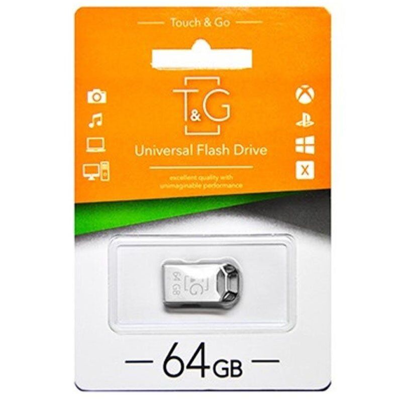 Купить Флеш-драйв USB Flash Drive T&G 110 Metal Series 64GB по лучшей цене в Украине 🔔 ,  наш интернет - магазин гарантирует качество и быструю доставку вашего заказа 🚀