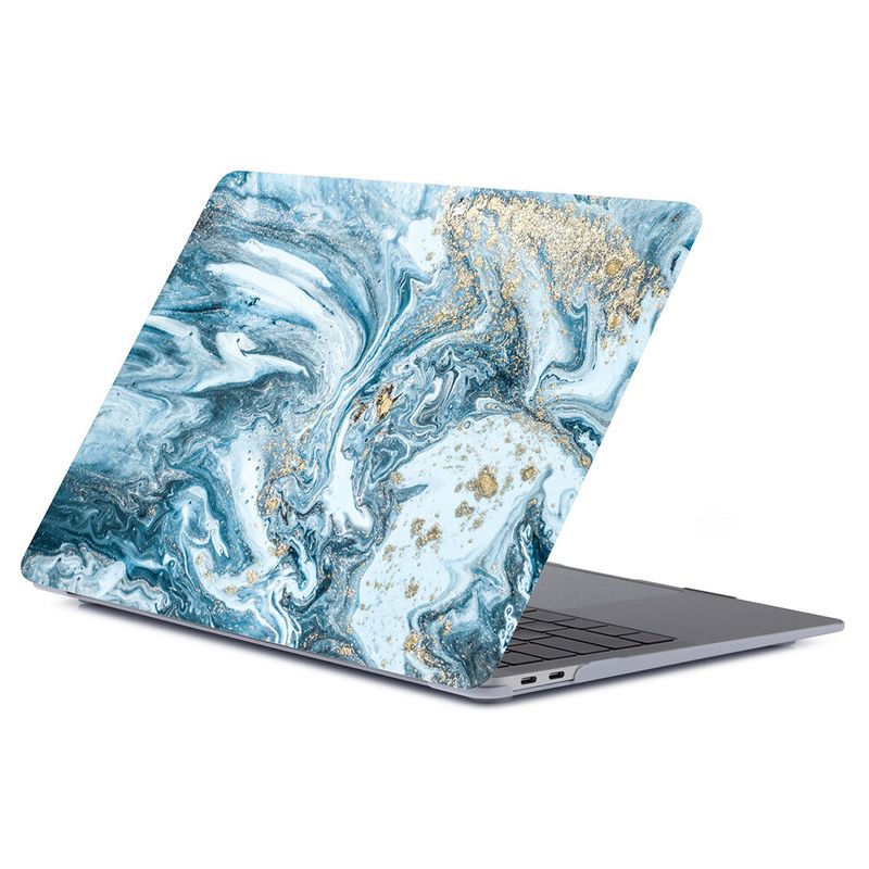 Купить Мраморный чехол oneLounge Marble Blue | White | Yellow для MacBook Air 13" (M1 | 2020 | 2019 | 2018) по лучшей цене в Украине 🔔 ,  наш интернет - магазин гарантирует качество и быструю доставку вашего заказа 🚀