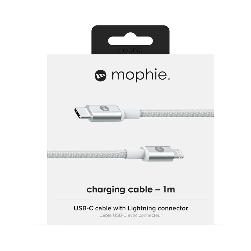 Купить Кабель Mophie Cable USB-C to Lightning White 1m по лучшей цене в Украине 🔔 ,  наш интернет - магазин гарантирует качество и быструю доставку вашего заказа 🚀