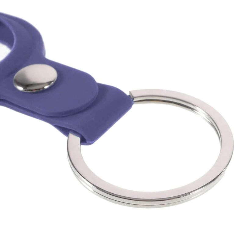 Силиконовый брелок с кольцом iLoungeMax Silicone Keychain Case Azure для AirTag