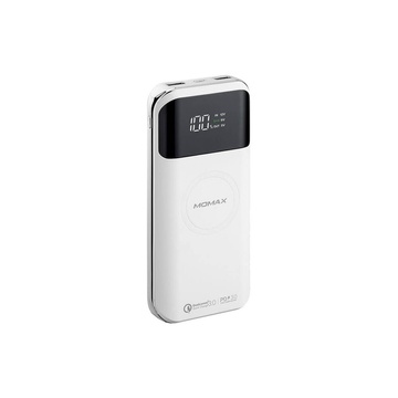 Купить Внешний аккумулятор с беспроводной зарядкой Momax Q.Power Air2+ White (20000mAh) по лучшей цене в Украине 🔔 ,  наш интернет - магазин гарантирует качество и быструю доставку вашего заказа 🚀
