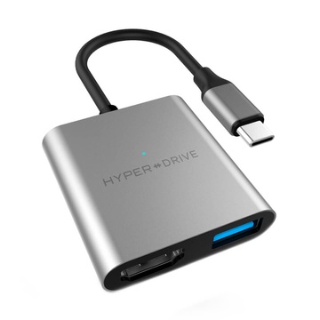 Купить Хаб USB-C для MacBook Pro/Air HyperDrive 4K HDMI по лучшей цене в Украине 🔔 ,  наш интернет - магазин гарантирует качество и быструю доставку вашего заказа 🚀