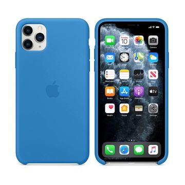 Купить Силиконовый чехол Apple Silicone Case Surf Blue (MY1J2) для iPhone 11 Pro Max по лучшей цене в Украине 🔔 ,  наш интернет - магазин гарантирует качество и быструю доставку вашего заказа 🚀