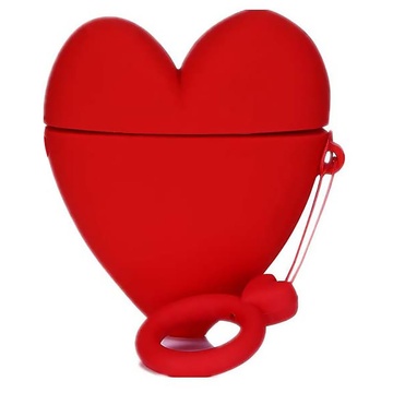 Купити Силиконовый футляр Lucky Heart series для наушников AirPods 1/2 + кольцо за найкращою ціною в Україні 🔔, наш інтернет - магазин гарантує якість і швидку доставку вашого замовлення 🚀